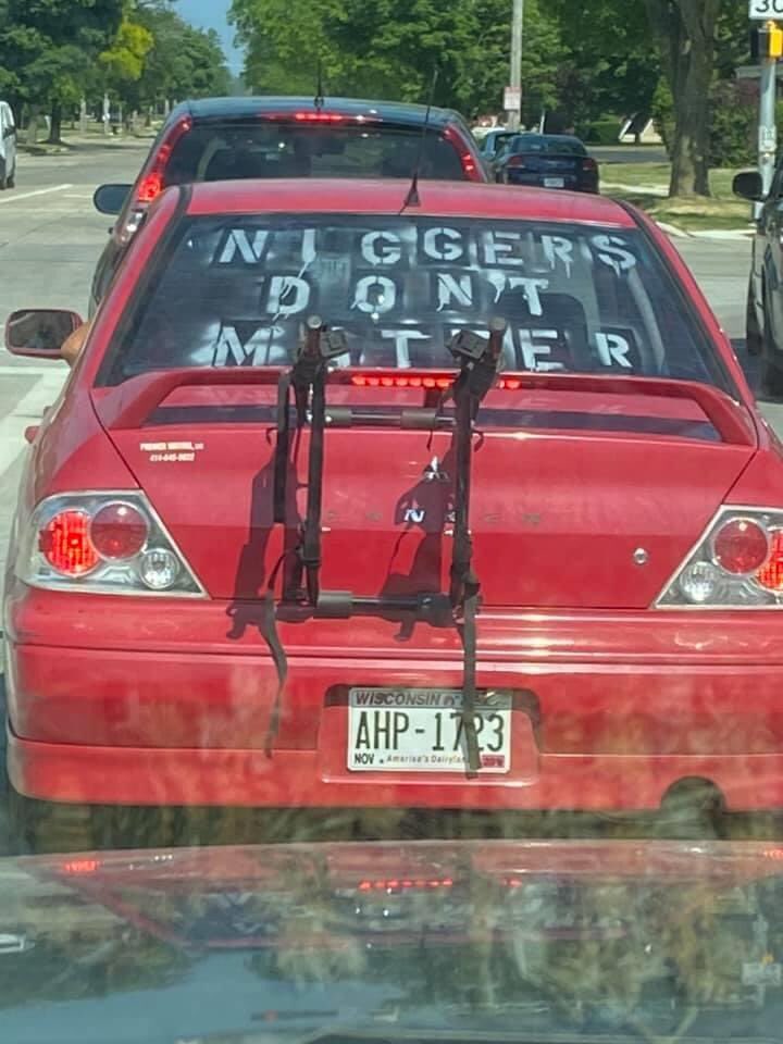 mrdelap83's tweet image. Twitter, we need your help. This was today in Kenosha WI. We need to #exposeyourlocalracist @tmorello