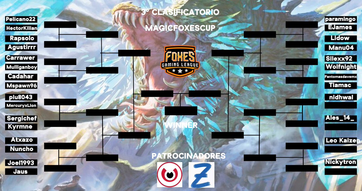 TeamFoxesGaming's tweet photo. (#MTGArena)

Ya tenemos el cuadro del Tercer MFC🔥

¿Quién se llevará esa entrada gratuita al Gran Torneo Final (+400€ en prize pool)? ¡¡Mañana a las 17:00H 🇪🇸 lo averiguaremos!!

¿Cuál es vuestro pronóstico? Déjanoslo en un comentario

#AlwaysFoxes https://t.co/qm81rsfMrD