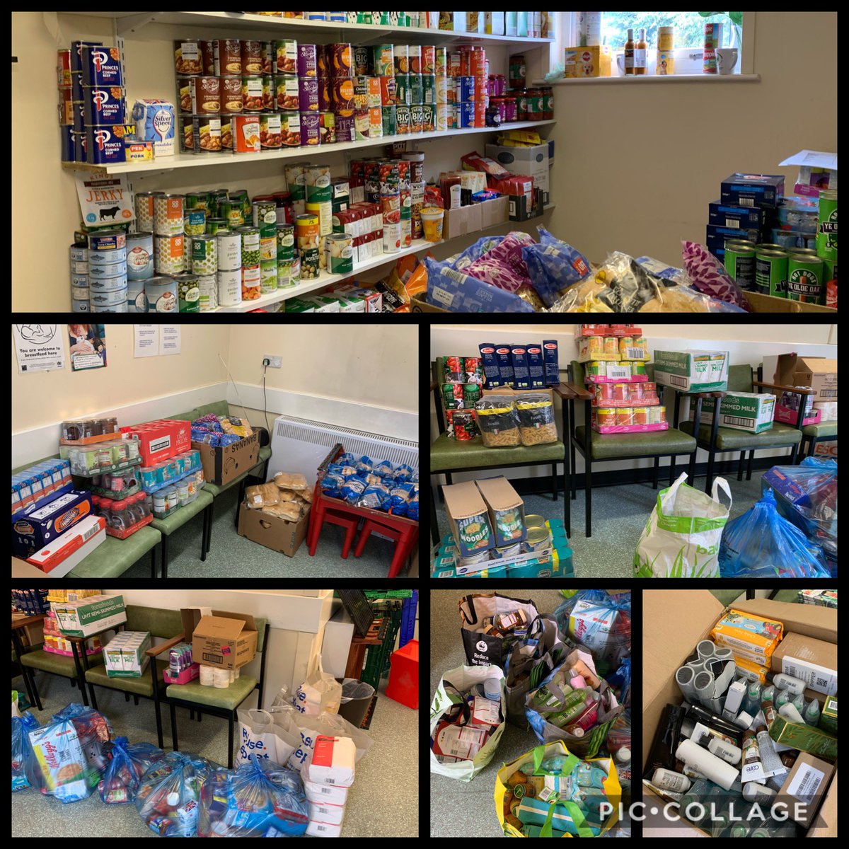 We appealed yesterday on FB for food donations as our stock was to low to meet demands on Saturday. 
And our community rallied behind us and donated more food than we’ve ever had in one day. 
The power of social media and community spirit. 
Thank you/Diolch
❤️❤️❤️