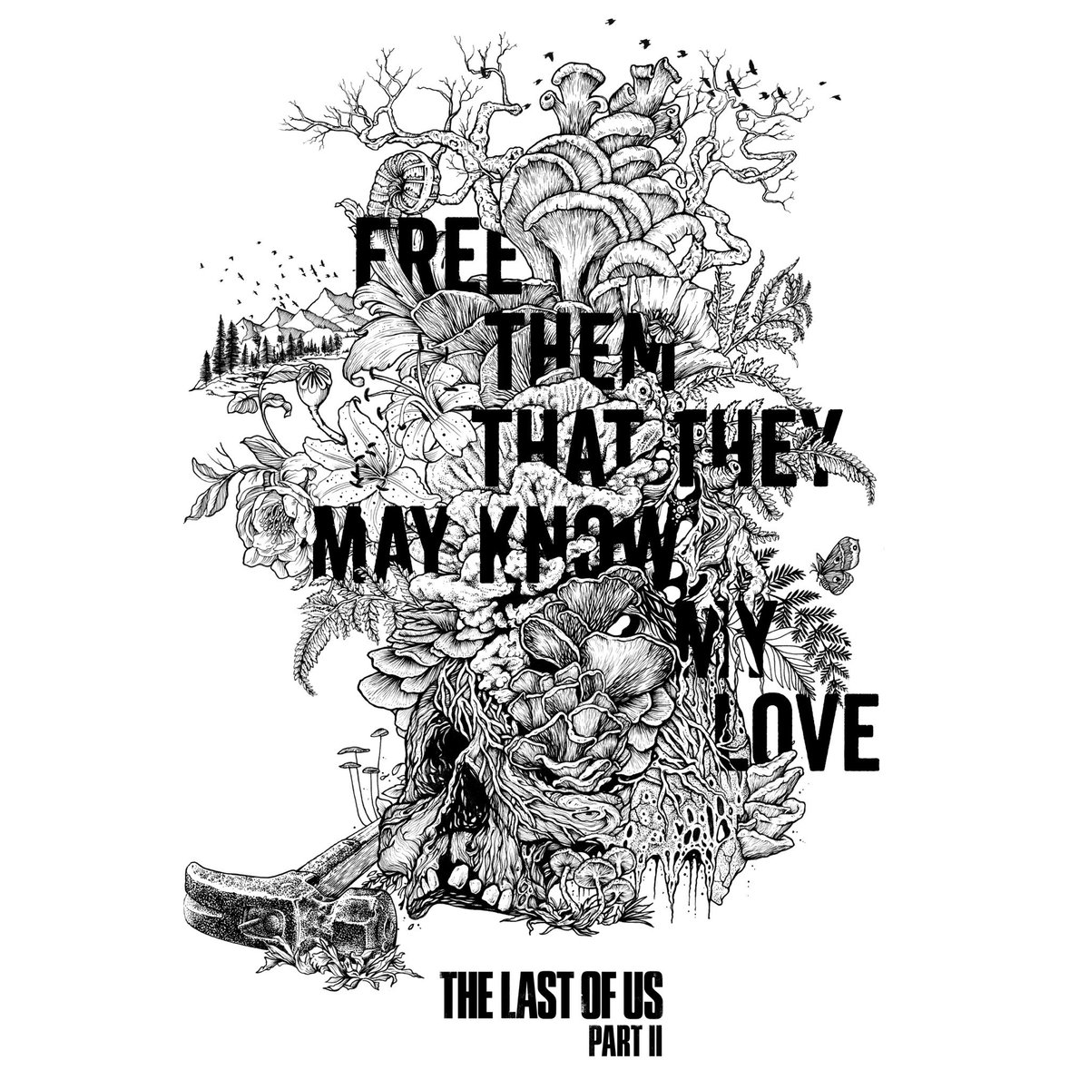 Artwork Commission from @playstation for the massively anticipated #thelastofuspart2  

....and I feel no evil, cos I’m blind to it all....

#tlou2  #tlou #thelastofuspartii  #TheLastOfUsII #naughtydog #ellie #joel #ps4 #zombies #epic #illustration #illustrator #handdrawn