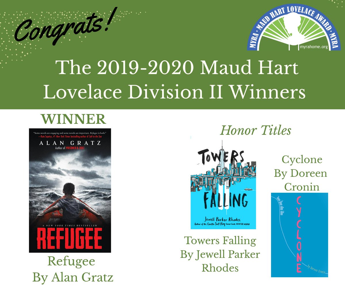 MNYouthRead's tweet photo. HERE ARE THE WINNERS OF THE 2019-2020 MINNESOTA YOUTH READING AWARDS! CONGRATULATIONS! https://t.co/e4TMfAuX4U
