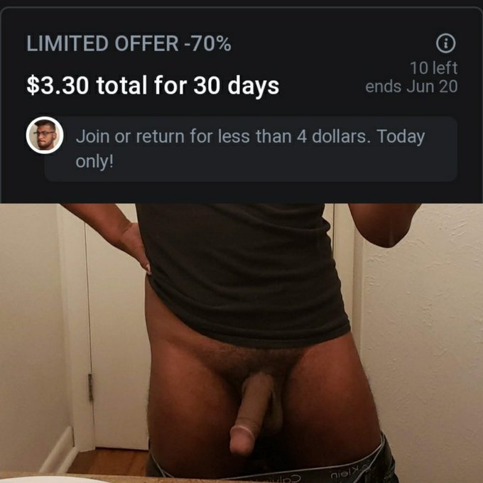 Go check me out! Lowest price ever! 10 left! #lgbtq #onlyfans #blackguymagic https://t.co/vLv7bHWF9r<a href="/tag/lgbtq"class="tags">#lgbtq</a><a href="/tag/onlyfans"class="tags"><span>#onlyfans</span></a><a href="/tag/blackguymagic"class="tags"><span>#blackguymagic</span></a>