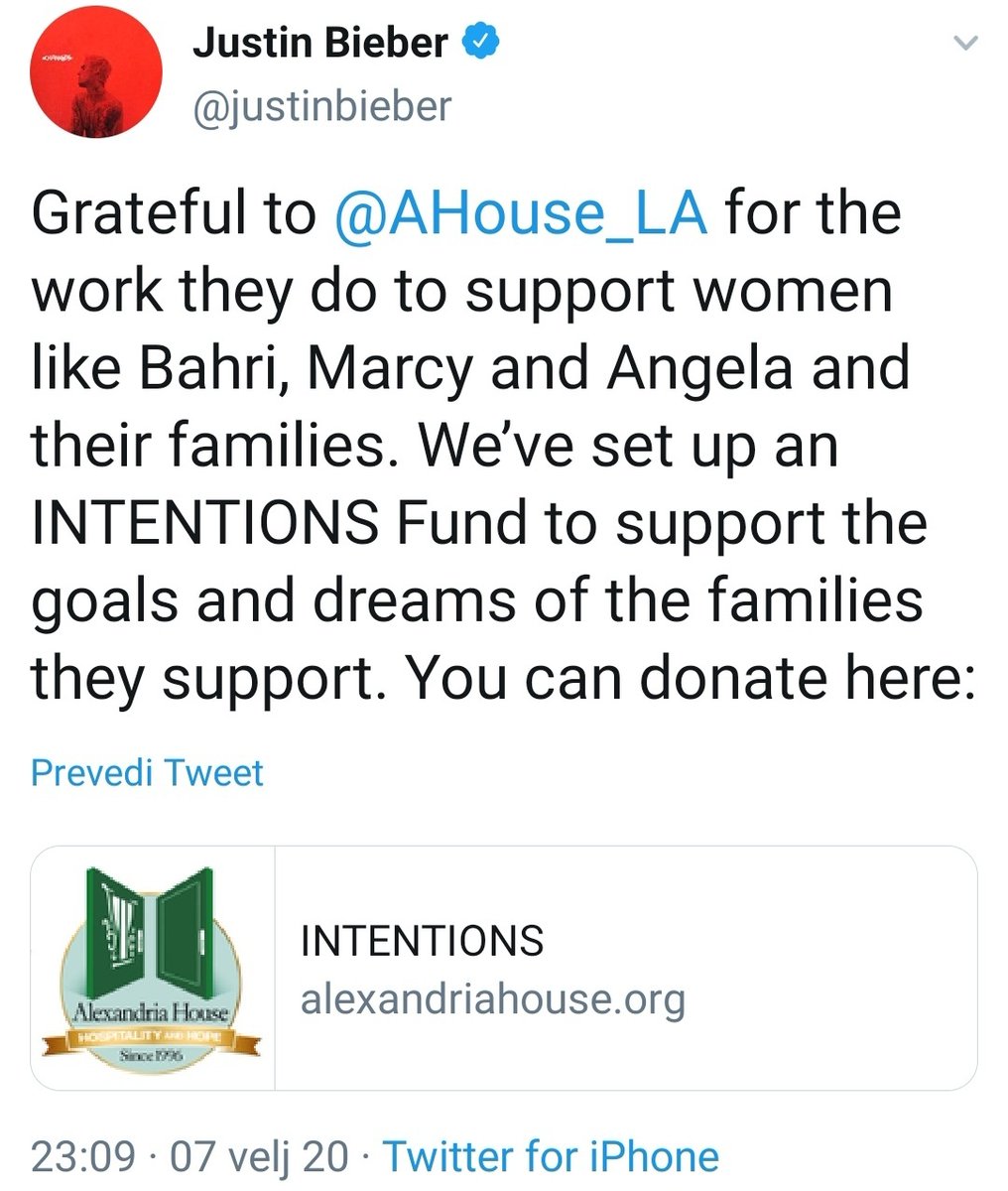 Justin also keeps donating, one of the examples is Alexandria House, house for women where he donated $200k, set up a foundation + helped 3 individual ladies with donations as big as buying a car. Justin and Hailey regularly donate to all sorts or organisations.