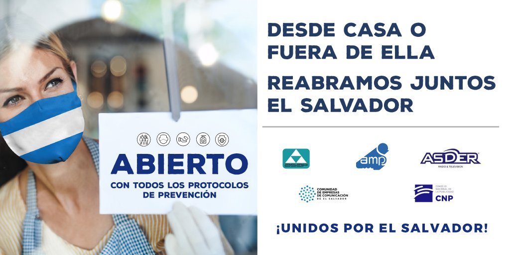 PComercialSV's tweet photo. Seguimos retándonos para hacer un mejor El Salvador💪🏼 creando ideas llenas de esfuerzo y esperanza para salir adelante. #ReabramosJuntos https://t.co/BQbx4mowDM