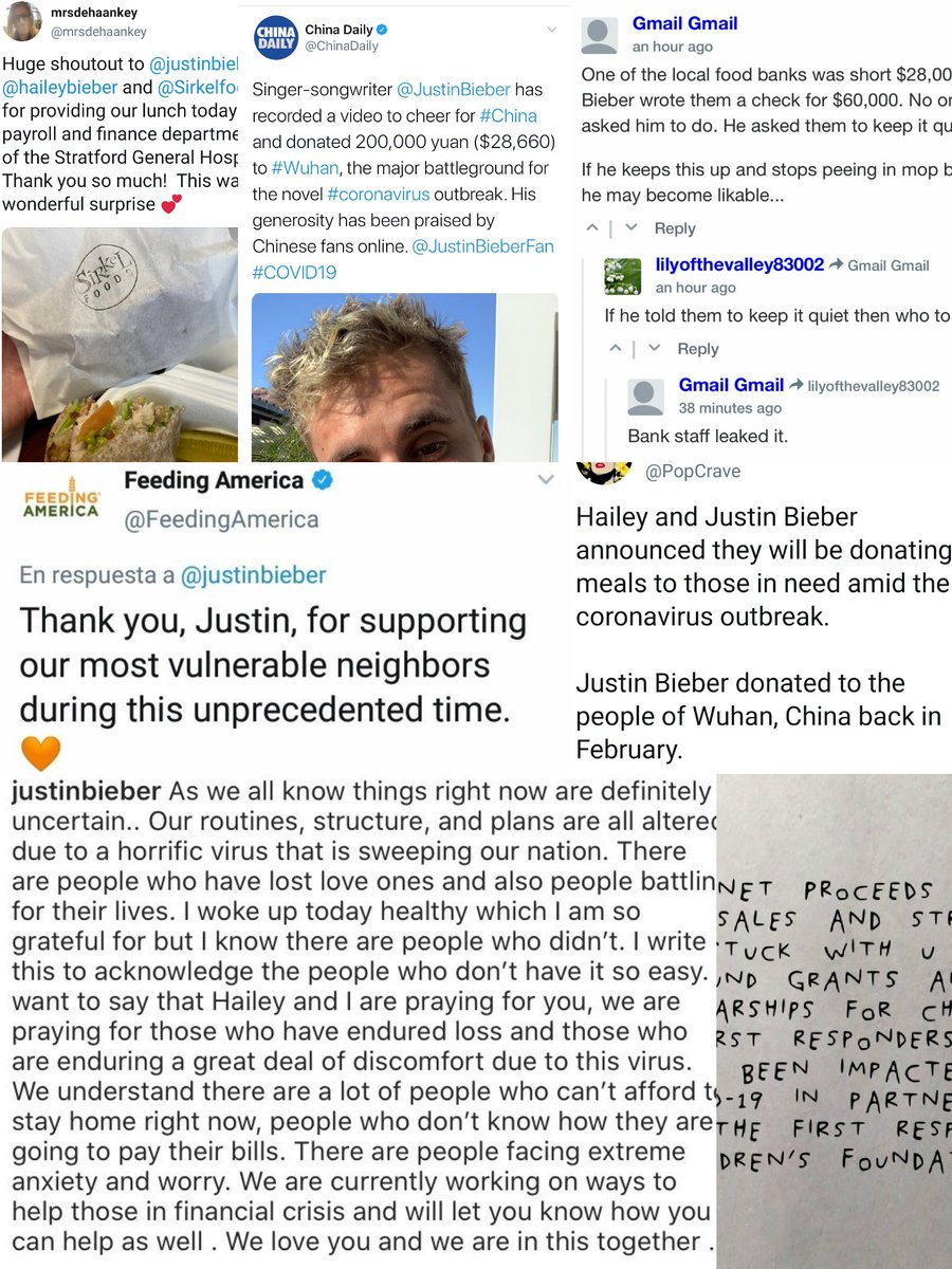 Next thing I want to talk about is Justin always donating ever since the beginning of his career. He was the first western artist to donate when COVID outbreak happened and his charity work includes entire world. He also often talks to and gives money to homeless people.