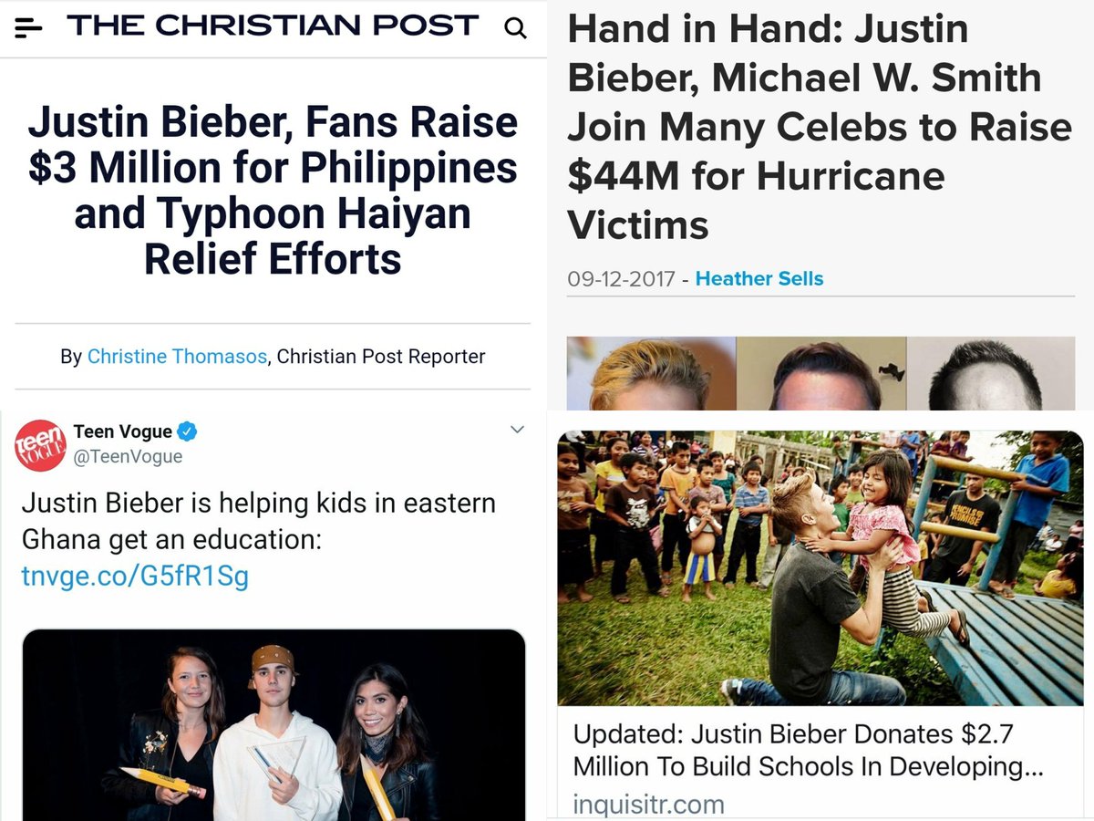 Next thing I want to talk about is Justin always donating ever since the beginning of his career. He was the first western artist to donate when COVID outbreak happened and his charity work includes entire world. He also often talks to and gives money to homeless people.