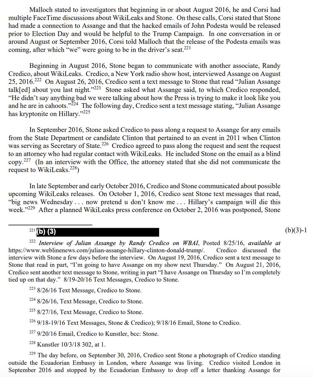 Stone, Malloch, and Credico