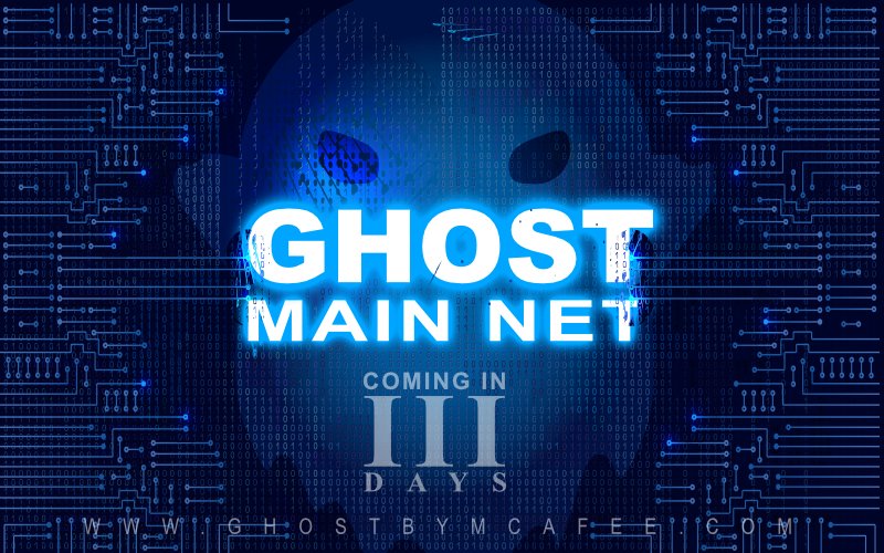 3 days left for the mainnet! 

Live countdown on ghostbymcafee.com 

$GHOST 👻