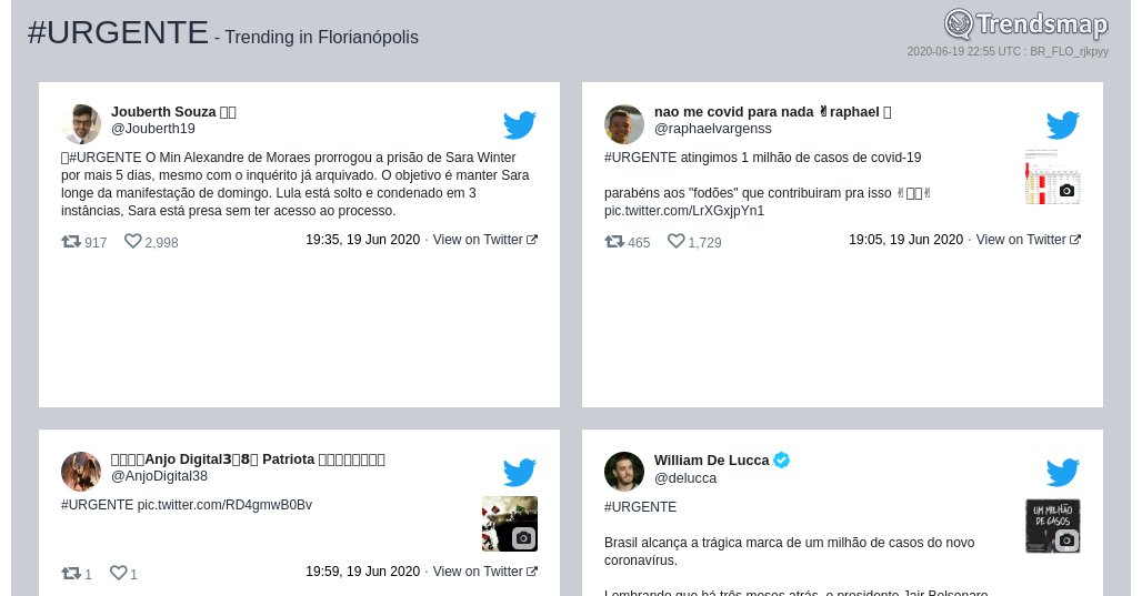 TrendsFloripa's tweet photo. #urgente é tendência em #Florianópolis

https://t.co/JoDpBSdvbK https://t.co/79mOGH21Bn