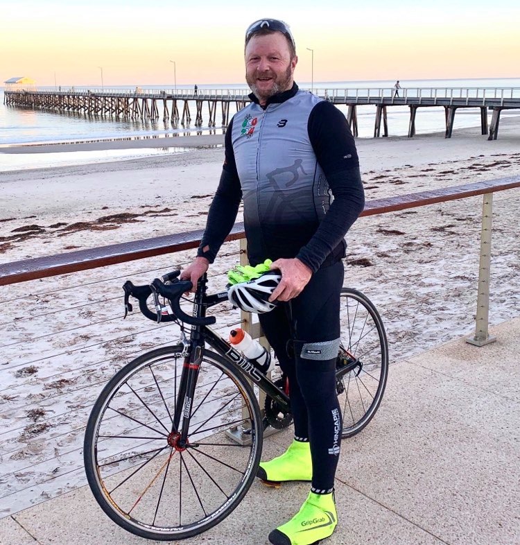 prepdhydration's tweet photo. Jason from @prepdhydration was out riding early this morning at Henley Beach. A little bit chilly, but totally worth the sunrise & coffee! It's what weekends are for.
#prepdhydration
#prepdoneright
#hydrationdrink
#poweredbyprepd
#hydationmanagement https://t.co/f5SIKYFyt0