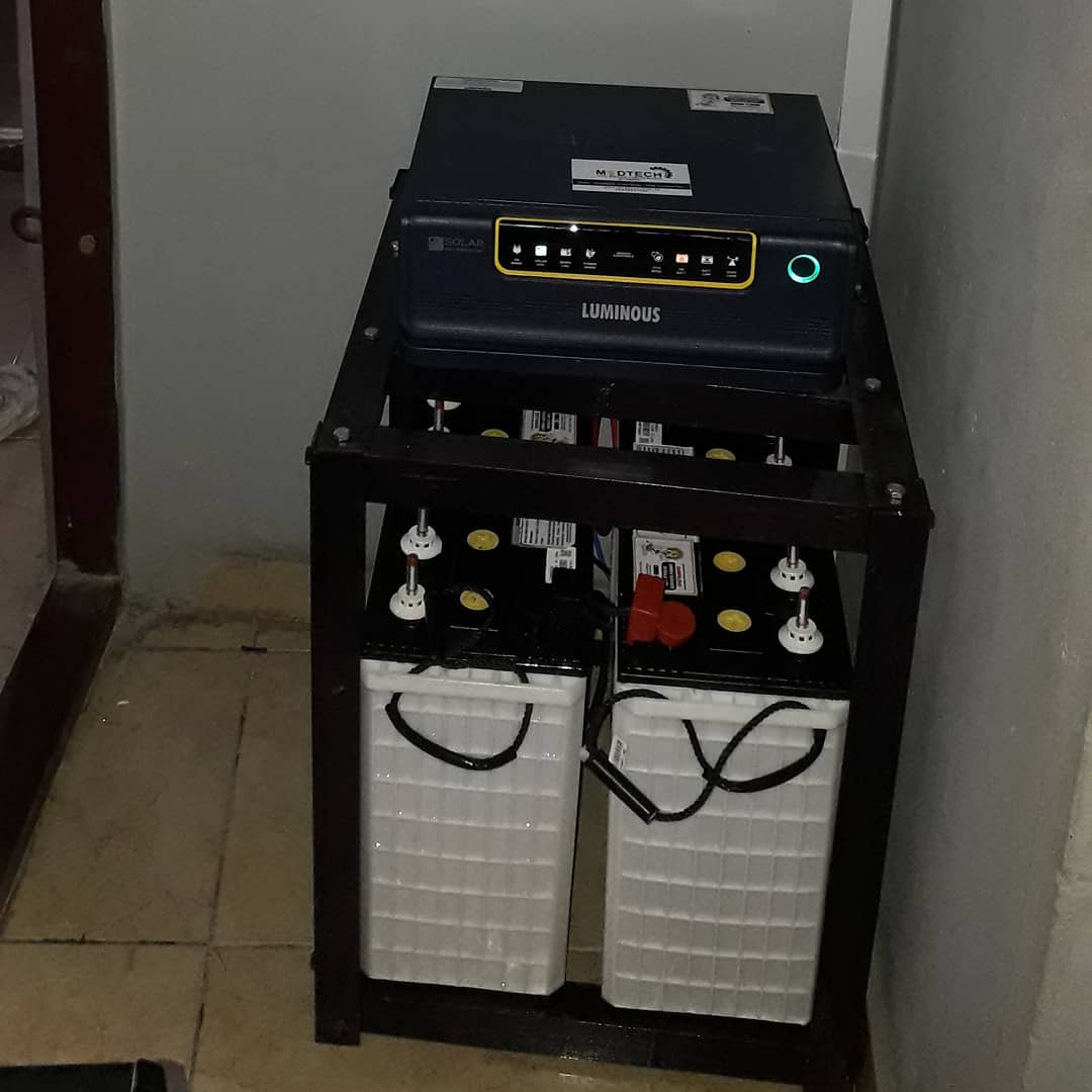 modtech_l's tweet photo. 1.5kVA inverter installation with 2nos 220AH/12V tubular wet cell batteries and 4nos 250W monocrystalline solar panels.
#MODTECH #renewableenergy #inverterinstallerlagos https://t.co/GT6vfM3UUd