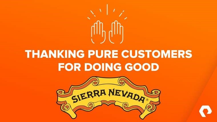 PureStorage's tweet image. @SierraNevada Brewing is now producing a crucial mixture needed to collect and test viral samples. #PureCustomer #BrewingGood