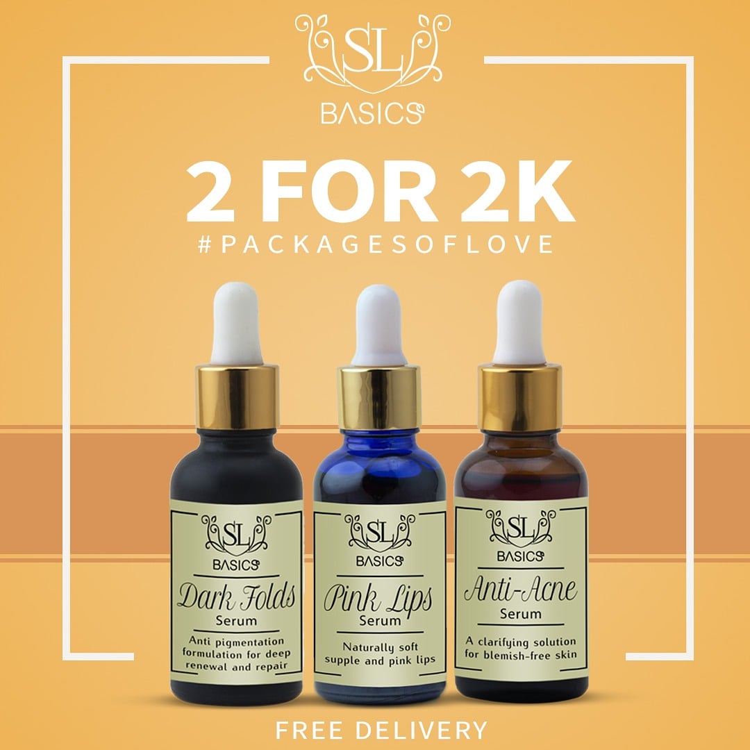 SLBasics's tweet photo. Avail this amazing package from our #packagesoflove. 2 serums for 2k only and choose any two of your favourite serums.
#shaistalodhi #slbasics #packagesoflove #skincare #instagood #spreadpositivity https://t.co/Os3Yd6JXds