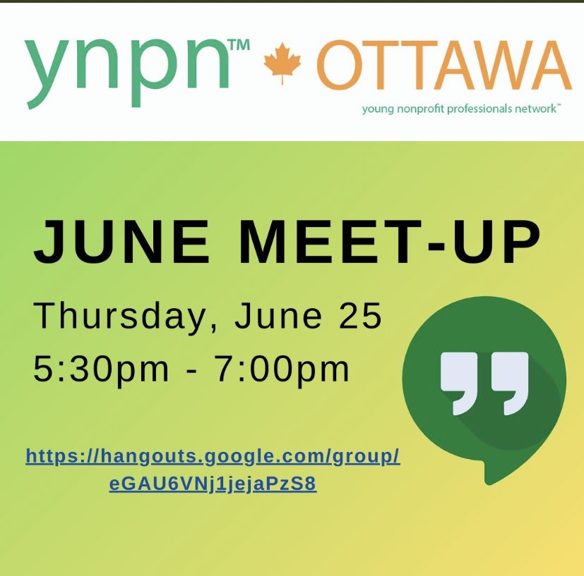 YNPNOttawa's tweet photo. Are you looking to connect with other #nonprofit professionals in #Ottawa ? Join us next week for our virtual drop in!
Pre-registration helps us know who’s joining https://t.co/FRaGEPTki0 https://t.co/zT3pIYrrAt
