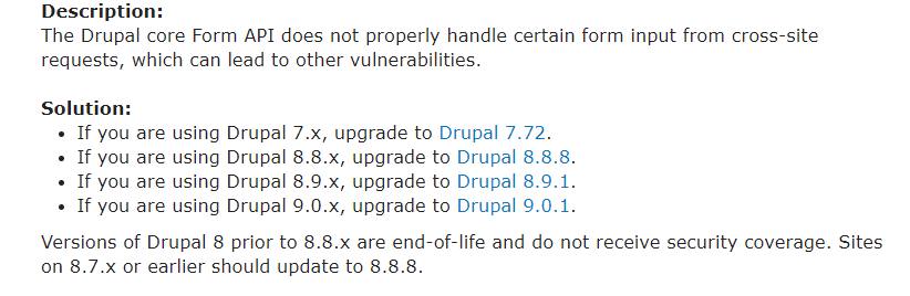 Totocellux's tweet image. #Vulnerabilities: #Drupal Patches #CodeExecution #SoftwareFlaw Most Likely To Impact #WindowsServers - bit.ly/2AK1Wt7-Ttx @drupal
𝞝
CVE-2020-13663
#Organizations #Enterprises
#AttackSurface #CyberRisks
#NetworkSecurity
#RiskManagement
#CyberSecurity
#CyberAttacks #InfoSec