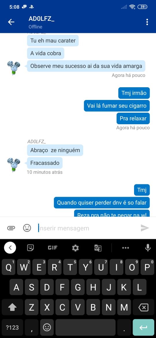Cunha981's tweet photo. chamou de frustrado, entre outras coisas que vcs podem ver nos prints abaixo.
Eu não quero ganhar fama em cima de ninguém, como o próprio cara disse, “eu sou um zé ninguém” nesse jogo. To fazendo esse post unicamente pras pessoas verem o caráter desse cara, q possui vários fãs+ https://t.co/VoH9StMZYT