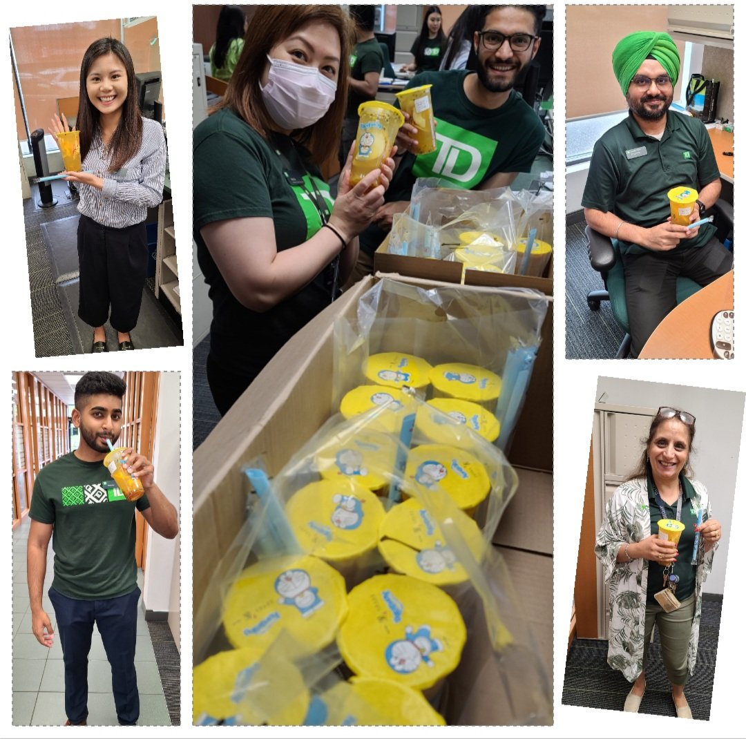 Even superheros needs a break! -bubble tea break!😋  Happy Employee Appreciation #day5 <a href="/JuliaKelly_TD/">Julia</a> <a href="/ivanho326/">Ivan Ho</a> <a href="/SaranSelina/">smiley</a> <a href="/kayliu128/">Kay Liu</a>