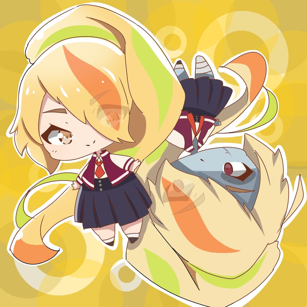 ゾンビランドサガ 二階堂サキ 可愛い イラスト サキちゃん オン オフ ミコト のイラスト