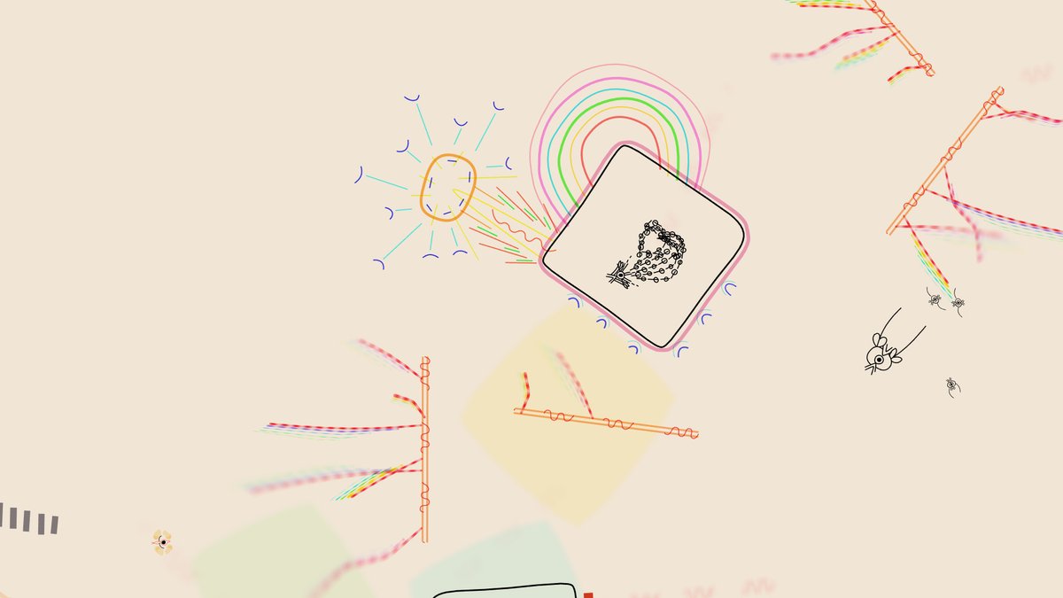 Ynglet by  @Nifflas: 2D platformer but instead of platforms you're smooshing your kite/bacterium body into gelatinous cubes and soaring into strange sub-molecular railways?? There's also an electroplankton vibe!  https://store.steampowered.com/app/1015920/Ynglet/