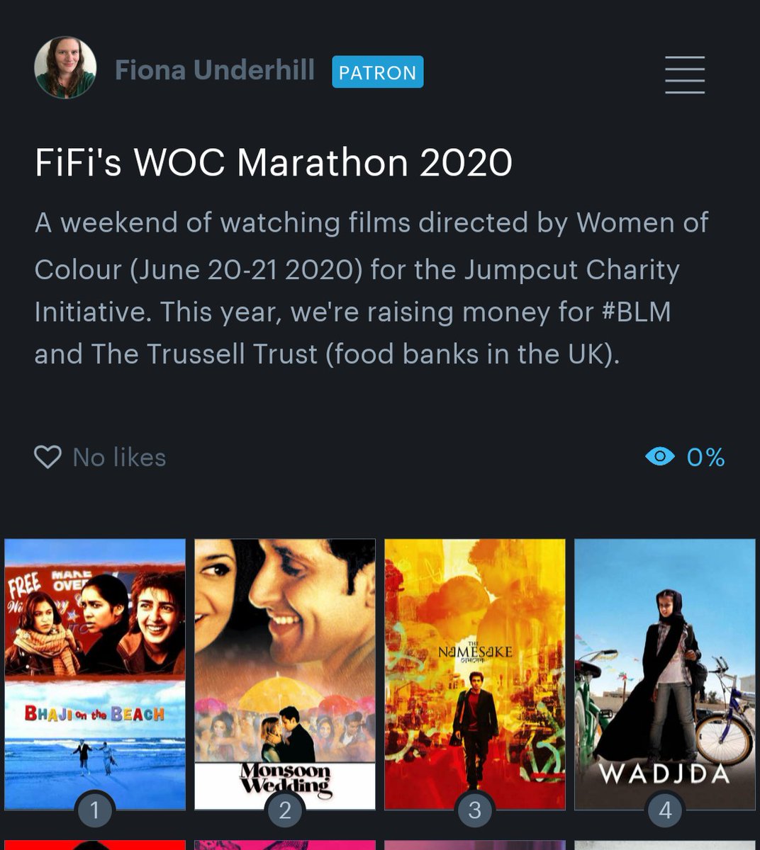 I've set an ambitious target (in terms of how many films I plan on getting through).........so I'm gonna cheat a little bit and get a head start by watching  @Juneteenthmovie now1) MISS JUNETEENTH directed by CHANNING GODFREY PEOPLES #52FilmsByWomen