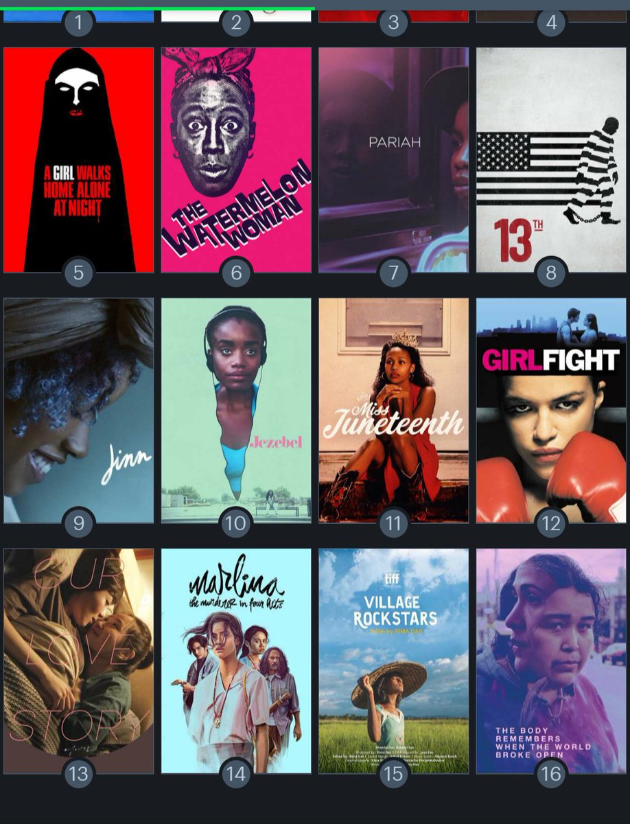 I've set an ambitious target (in terms of how many films I plan on getting through).........so I'm gonna cheat a little bit and get a head start by watching  @Juneteenthmovie now1) MISS JUNETEENTH directed by CHANNING GODFREY PEOPLES #52FilmsByWomen