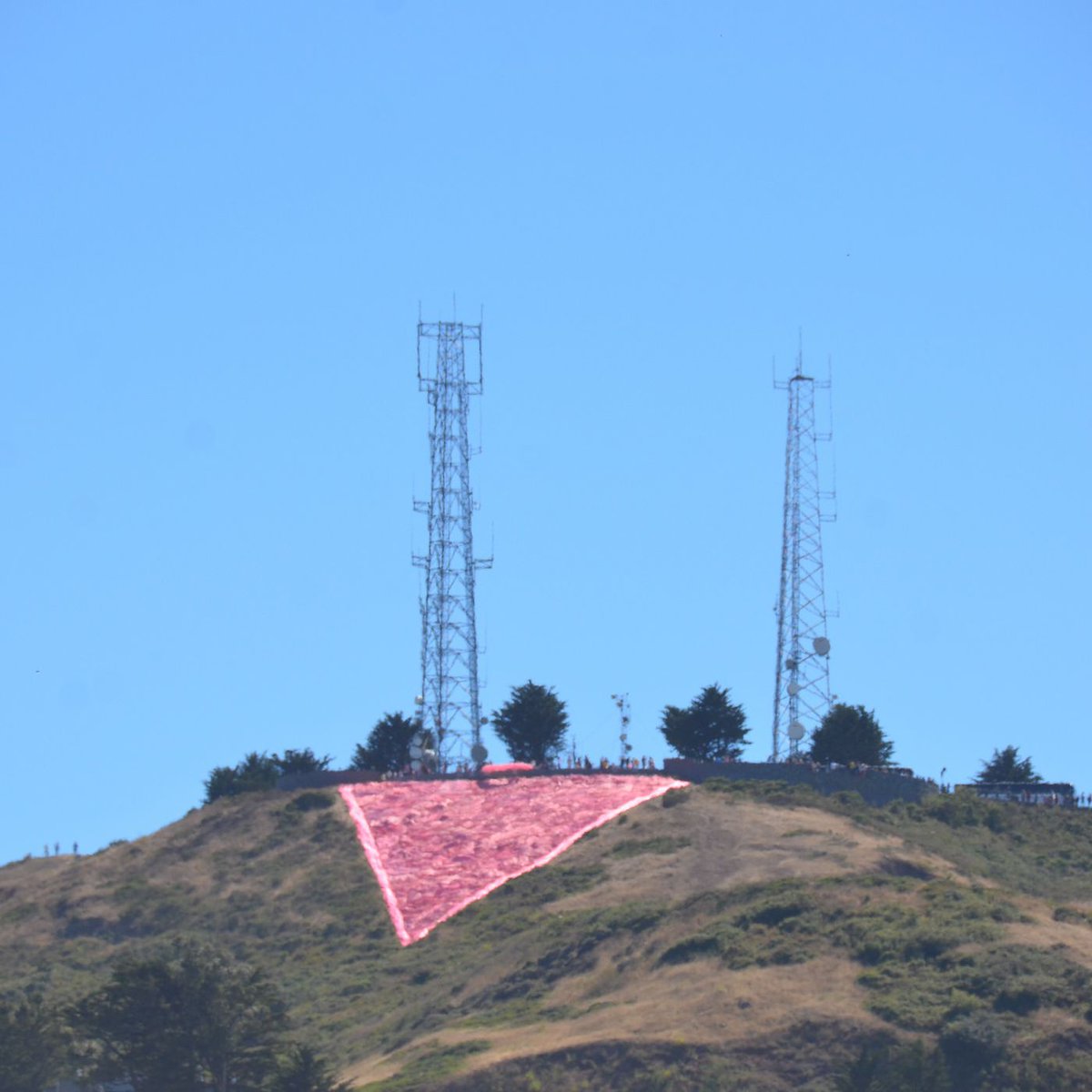 Further, the use of triangles as part of symbols and signs is common. In the case of the pinkish triangle used by the Germans, the LGBT community "reclaimed it" and uses it. (like such a basic shape has a singular meaning)(4/n)