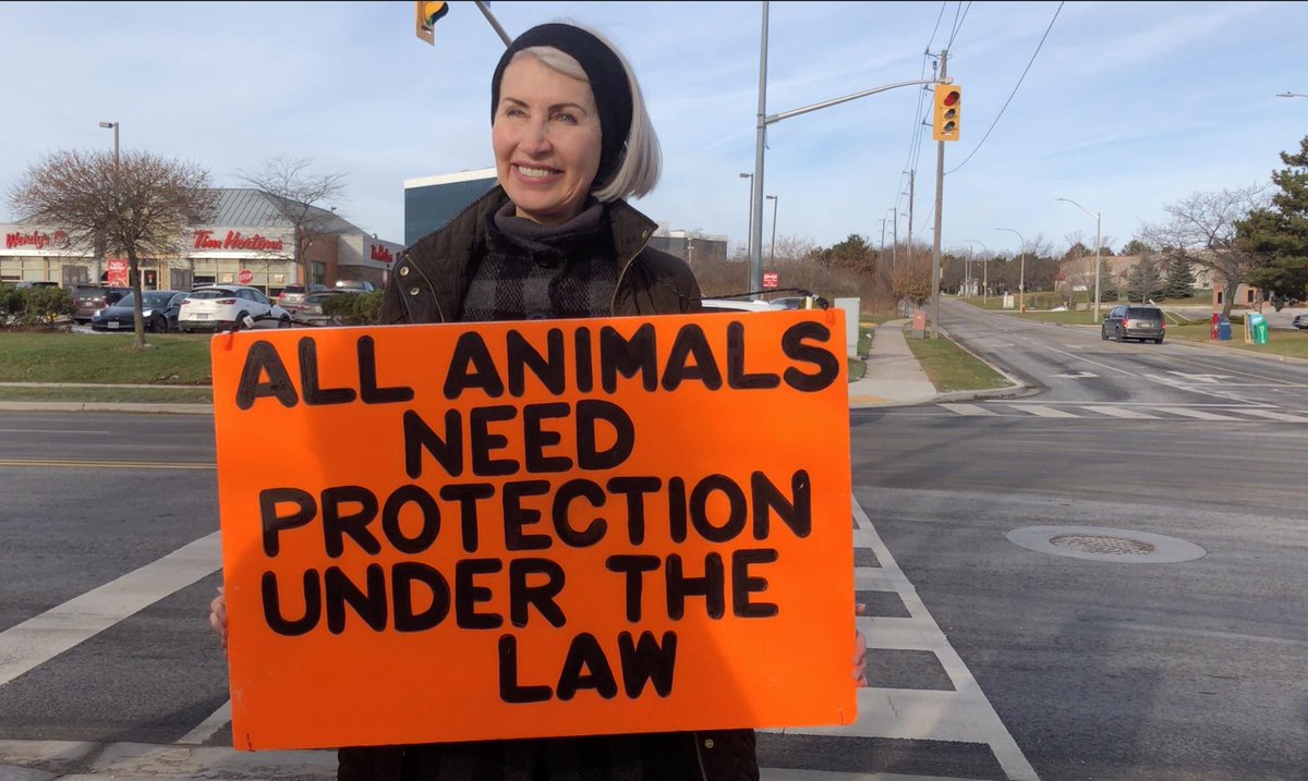 We are devastated to announce the tragic death of Regan Russell, a compassionate animal advocate who was killed today outside of the Fearmans slaughterhouse in Burlington, ON, Canada. ⠀
⠀
Regan died after being run over by a transport truck full of pigs.

#SavePigs4Regan