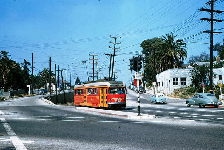 They continued up through Glendale Bl through Edendale through the hills past Allesandro St, where the 2 Freeway terminates today.