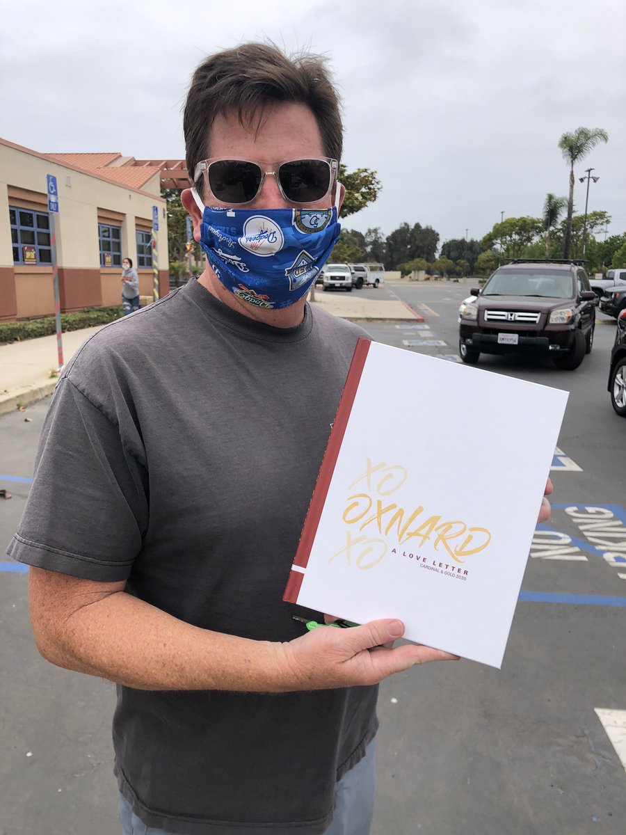 OxnardHSASB's tweet photo. Our Yearbook is here! We hope you grabbed yours today. Such a beautiful book from the cover to the inside pages. A love letter to OHS. Congrats to Ms.Roberts &amp; the yearbook staff! XOXO, ASB https://t.co/KC3HLGU8tY