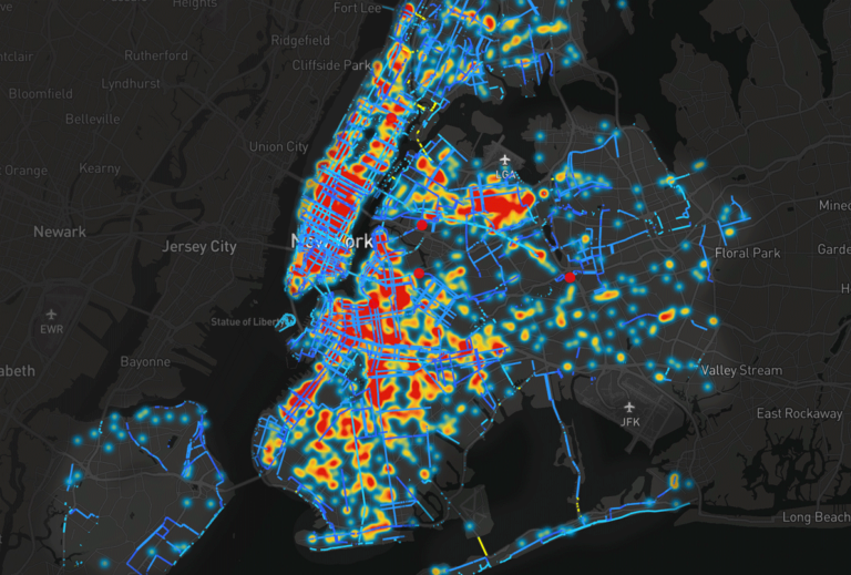 SignetInc's tweet photo. Using #DataScience to analyze bike lanes in 3 major cities - pretty cool. https://t.co/NQUwNXVOzG https://t.co/r0jrBqKwsd