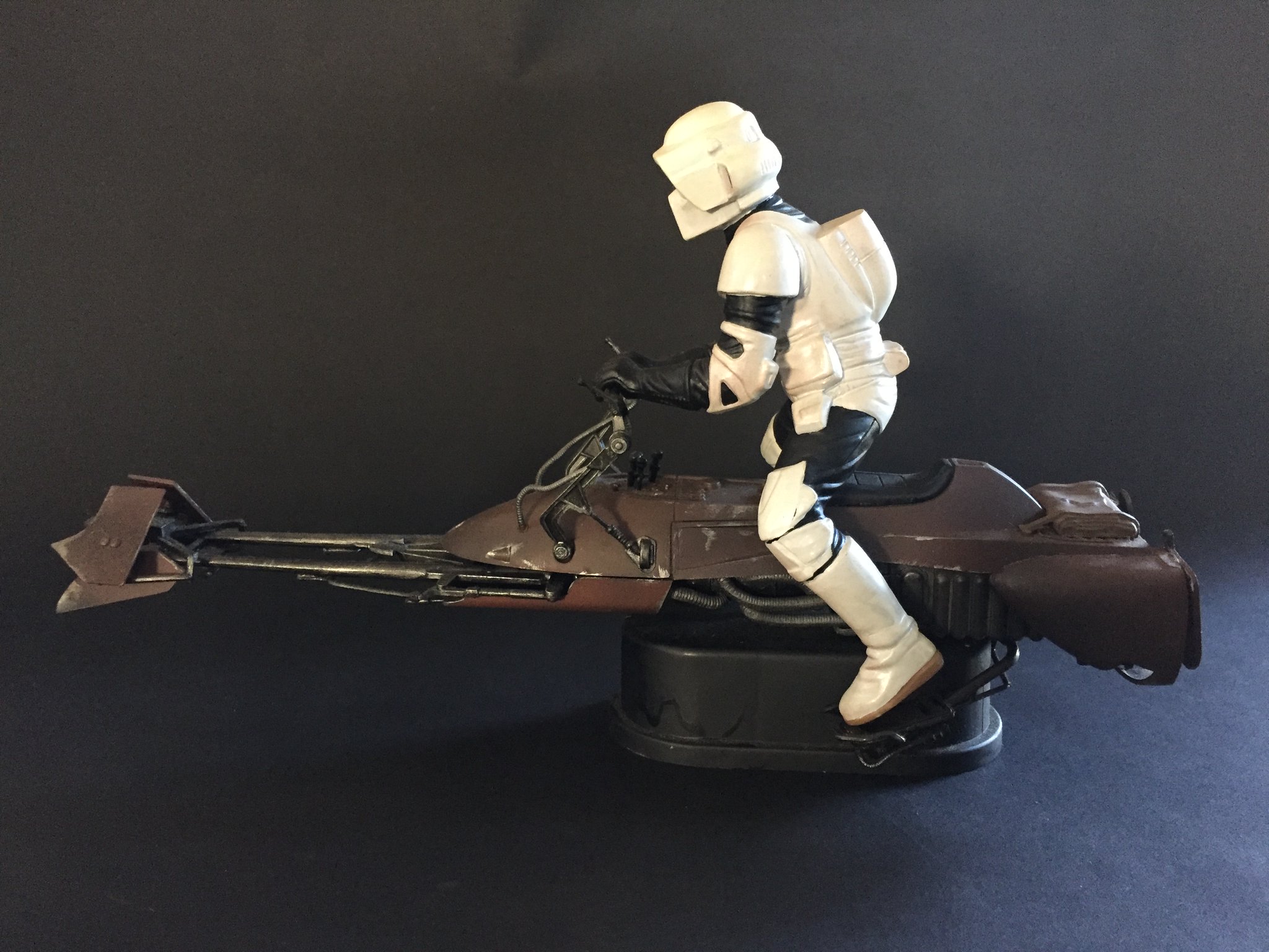 mpc製スターウォーズスピーダーバイク素人制作品 - スター