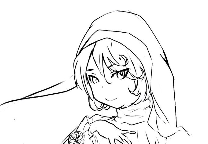 キャラデザインに初挑戦です✏
シスターさんみたいなの描いてます☀ 