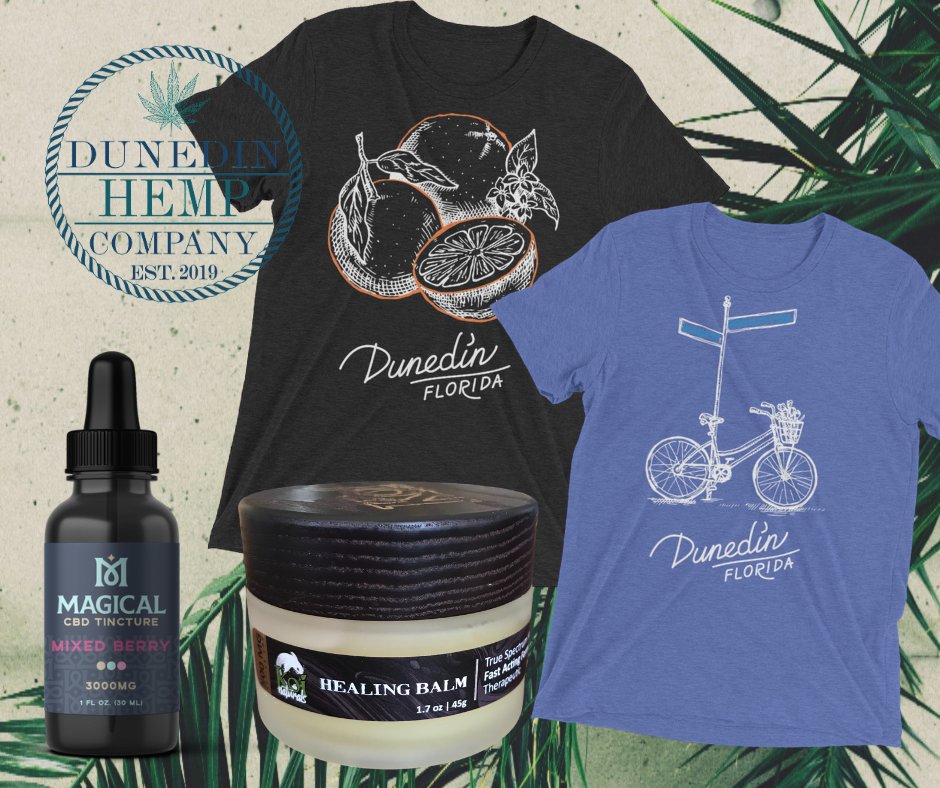 DunedinHemp's tweet photo. Father's Day gift ideas from @DunedinHemp &amp; @hatandtee. 🌴
__________
#DunedinHempCompany #Dunedin #DunedinFL #DunedinFlorida #Hemp #CBD #CBDoil #HatAndTee #LocalFashion https://t.co/rvyapSDrrr