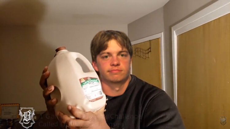 Kerm is now currently in-training for his Chocolate Milk Gallon chug challenge.