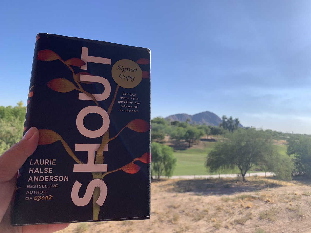 Just read Shout by <a href="/halseanderson/">Laurie Halse Anderson</a> and WOW!!! <a href="/ProjectLITComm/">Project LIT Community</a>