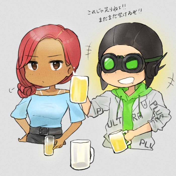 「【APEX】お酒を飲むオクライ
#ApexLegends #Apex #エーペッ」|つづやのイラスト