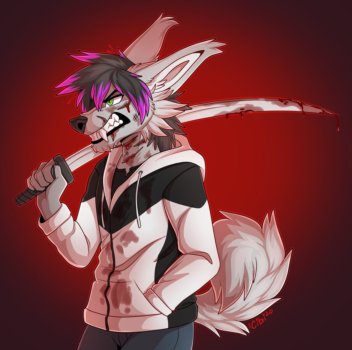 CW: Blood 

A patreon commission from <a href="/Citrinelle/">dead acc follow me at @SunCatStudios !</a> ! 
another metaphorical piece inspired from some song lyrics, music is always a big inspiration ya know !