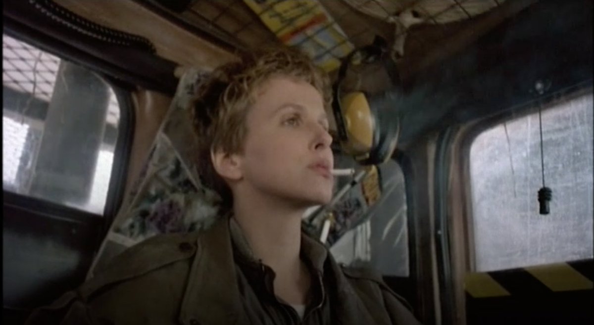 The big question mark about the film is Jill. She's the elusive object of desire who will, in the end, submit to the hero's affections, adoringly. But the film is obviously critiquing that trope, while employing it, while using it to make us doubt where the reality line is.