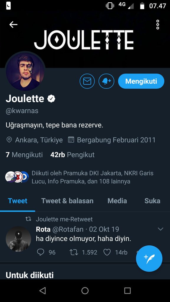 <a href="/kwarnas/">Joulette</a> jadi kayak gini .. jaman dlu gua dah di omelin ama bos bang riqo kalo gini..