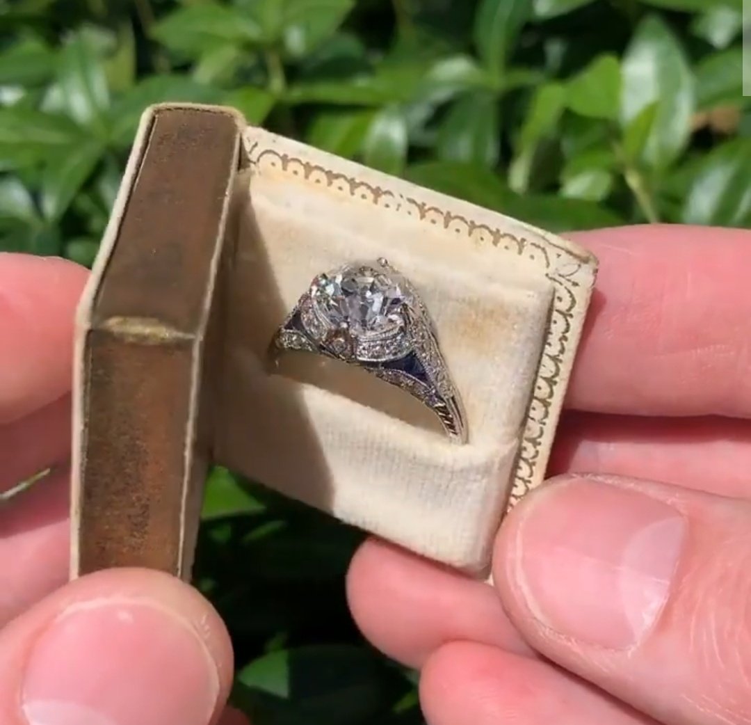 small engagement ring box