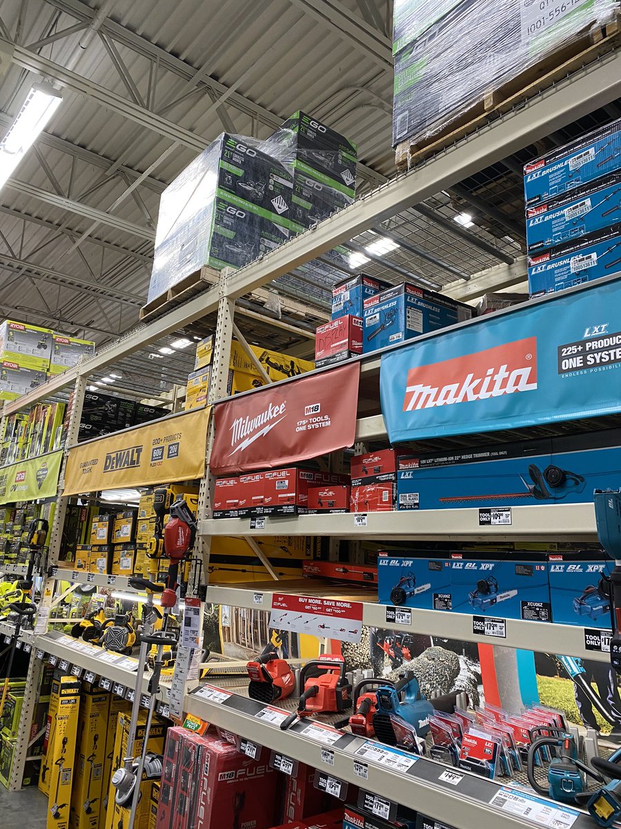 Power packing down the power aisles in D28. In stock with everything we can to keep up with the awesome sales! Great job D28 team!!