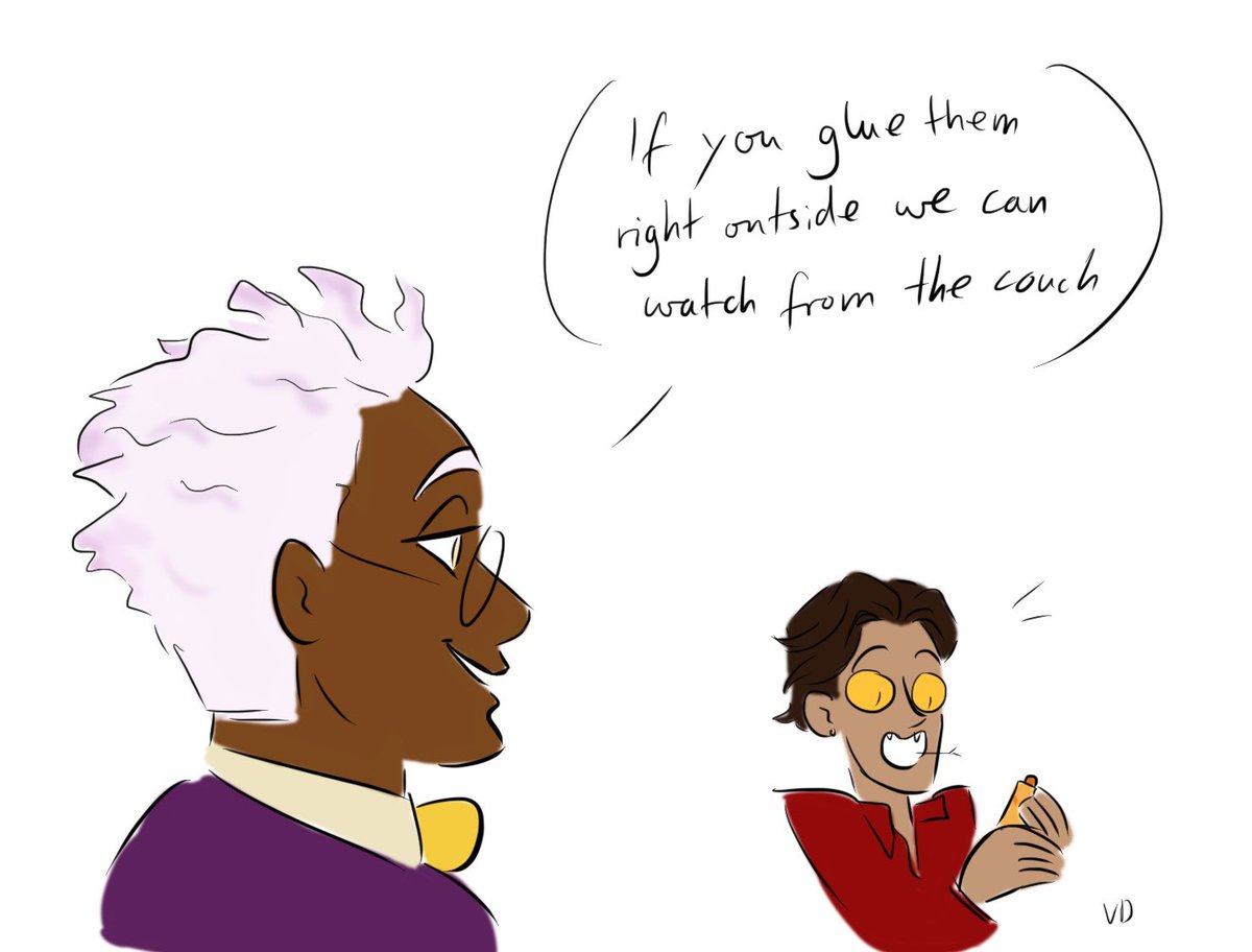 Valerie_Sparkle's tweet image. Sometimes Crowley is a sad little blanket roll but at least Aziraphale knows how to cheer him up
Some Book Omens again