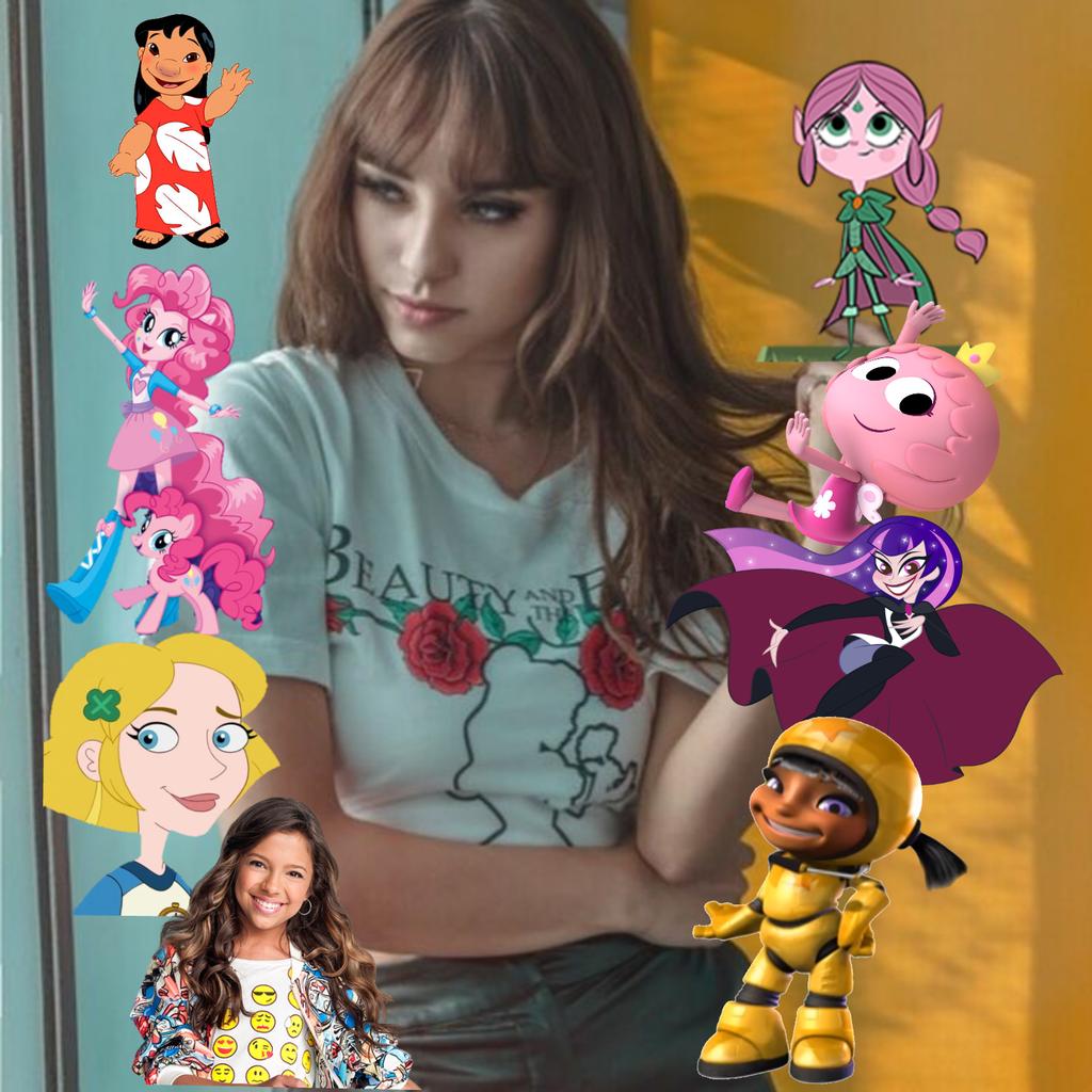 Kevin23311488's tweet photo. Feliz Cumpleaños @meligmusica y está imagen se lo dedico a sus personajes más conocidos Dios te bendiga #LiloYStitch #JellyJamm #MarcusLevel #MyLittlePony #EquestriaGirls #LaLeyDeMiloDeMiloMurphy #DcSuperHeroGirls #GameShakers #Kerwhizz https://t.co/JQAXu1HS8p