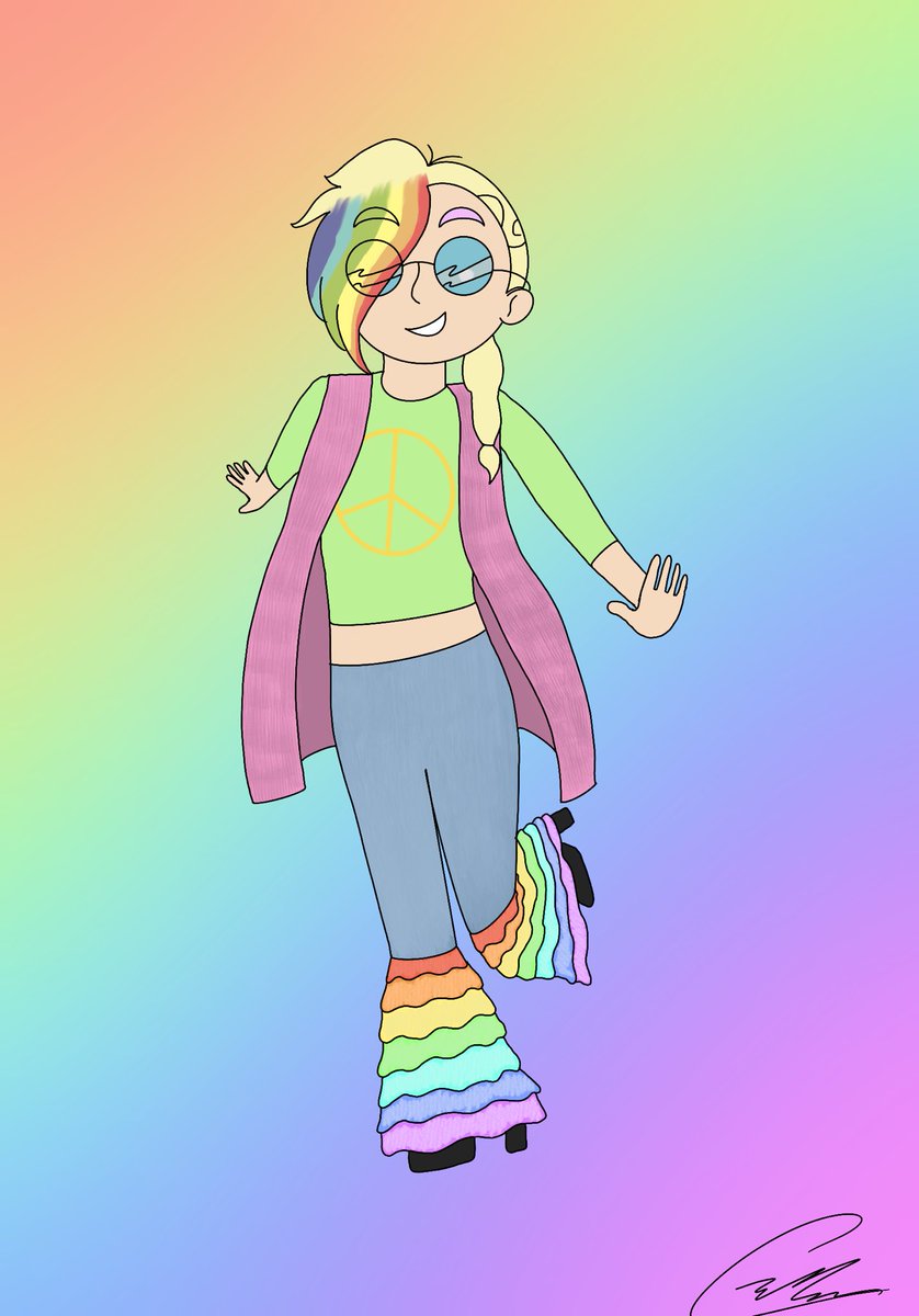 hey_its_gillian's tweet photo. Just finished my entry for @Colourbee4โs #acception3contest! If anyone could bring back the 70s itโs Arcus! Also if you havenโt read Acception on Webtoons because itโs amazing! https://t.co/aReNMCssMH