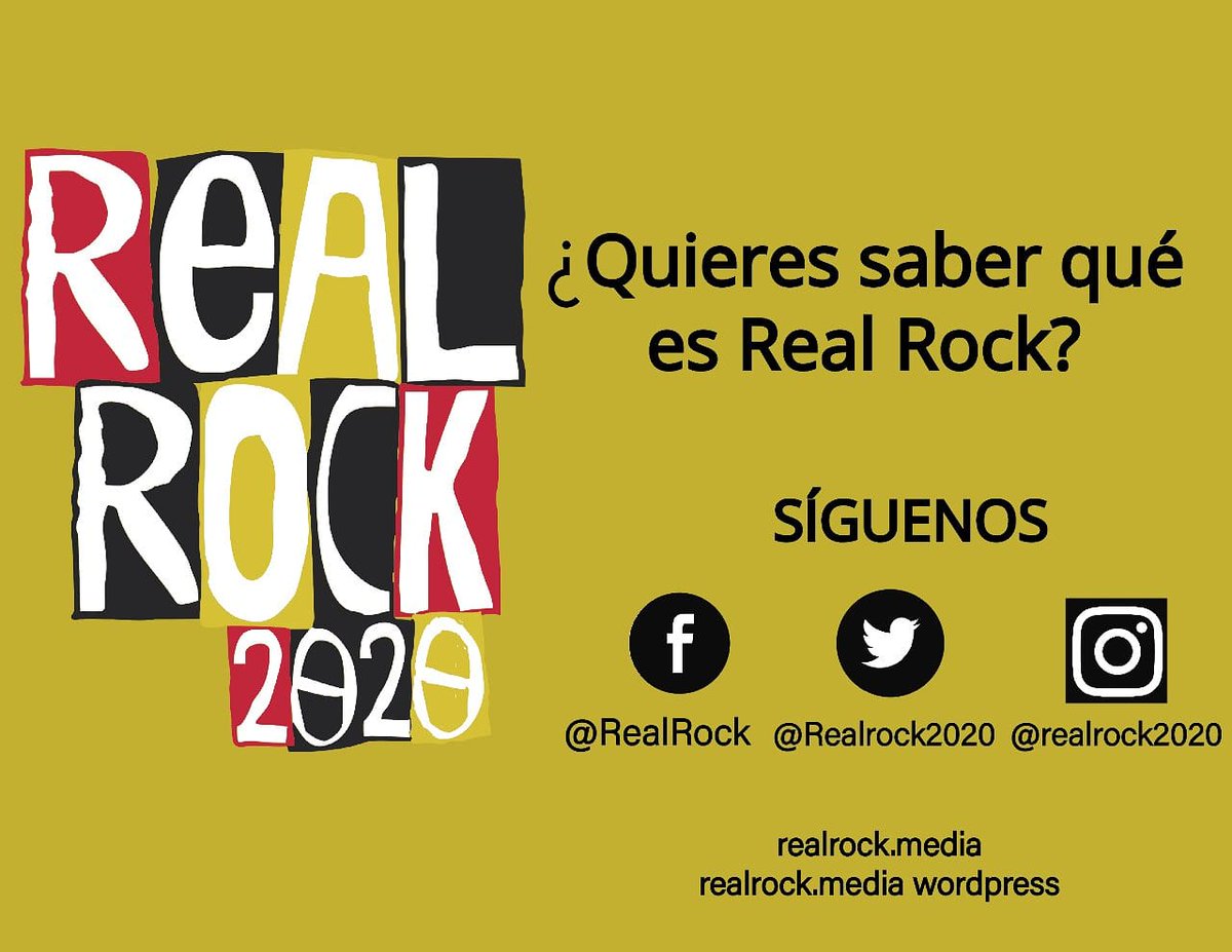 Realrock2020 tweet picture