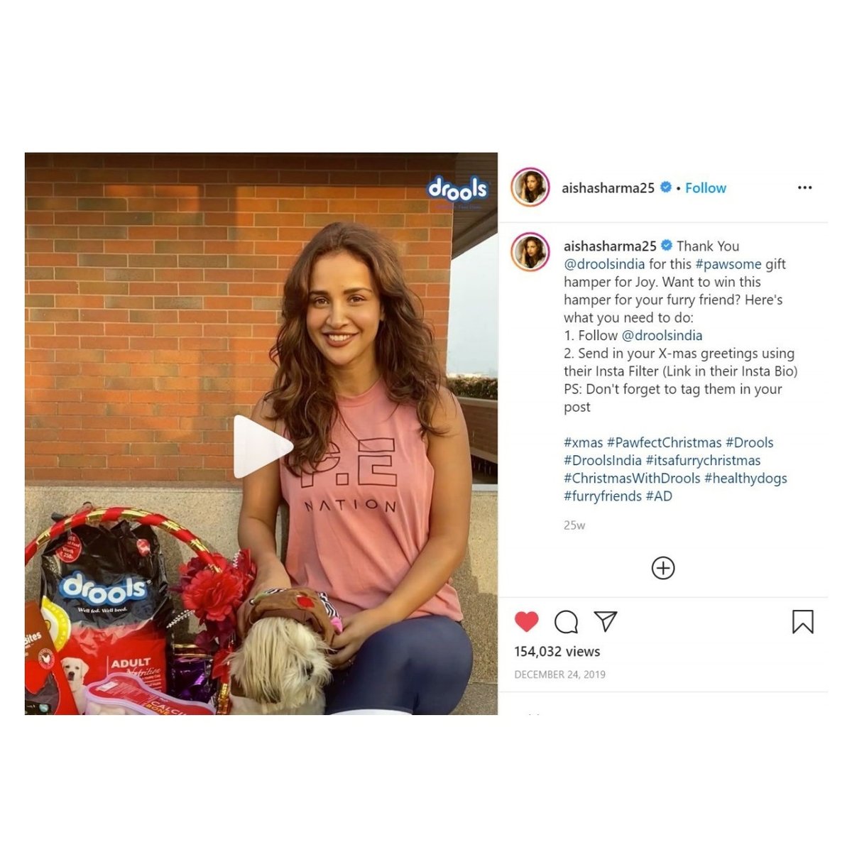 Sponso3's tweet photo. Campaign Snapshots!

Celebrities and their love for pets is quite known and followed by pet lovers on social media platforms. To tap this audience, Drools India, launched an influencer marketing campaign around Christmas last year.

#DroolsIndia #InfluencerMarketing #Sponso https://t.co/026dWW9HIR