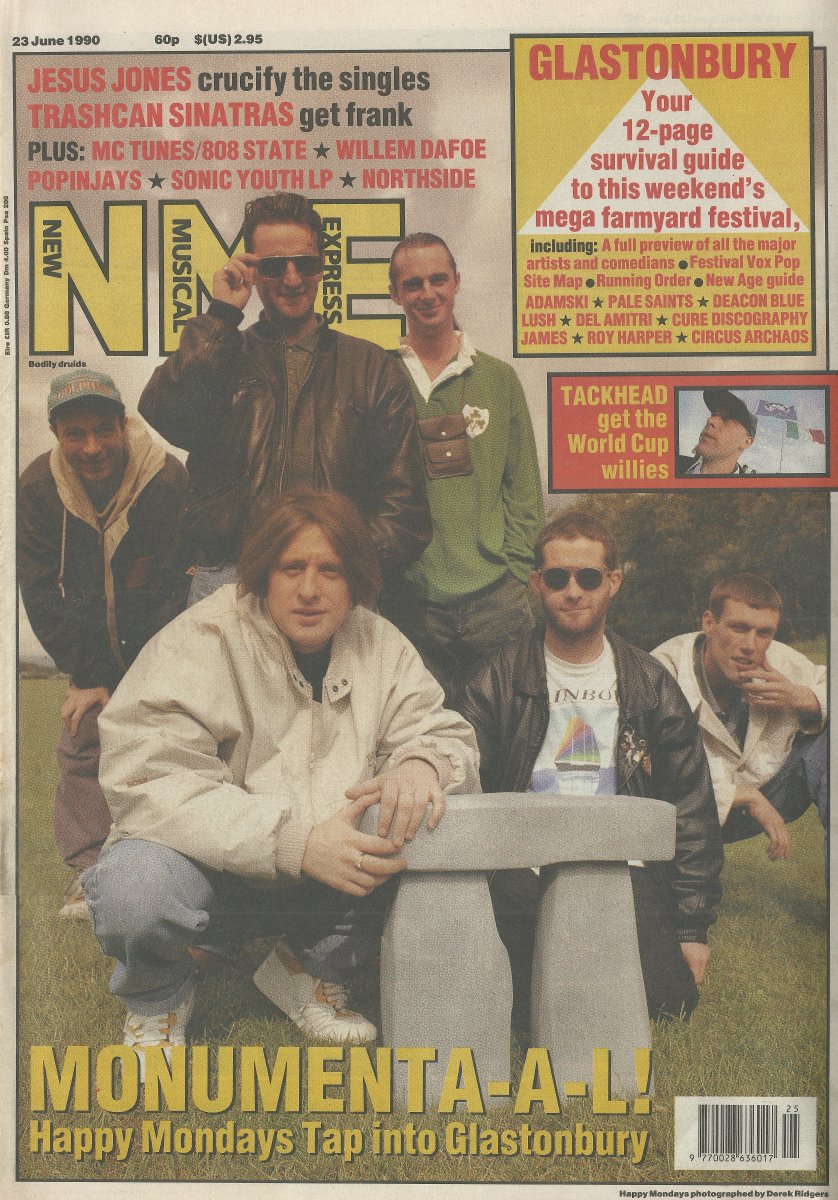 Out in newsagents 30 years ago today...Another Spın̈al Tap reference for Happy Mondays in the cover photo by Derek Ridgers.