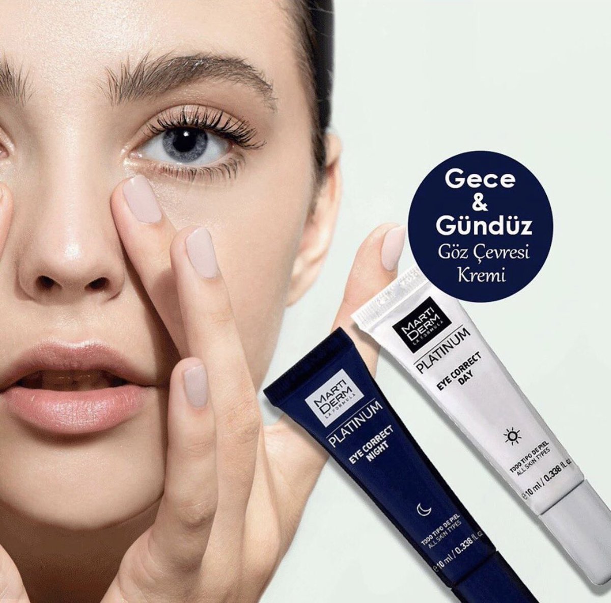 Martiderm göz çevresi bakım kremi “gece &amp; gündüz” ;
☀️ Eye Correct Day, göz çevresini aydınlatarak cilt tonunu eşitler.
🌙 Eye Correct Night, gece kullanım için uygun olup, göz çevresini aydınlatır.
#Martiderm #Cortexpharma #gözkremi