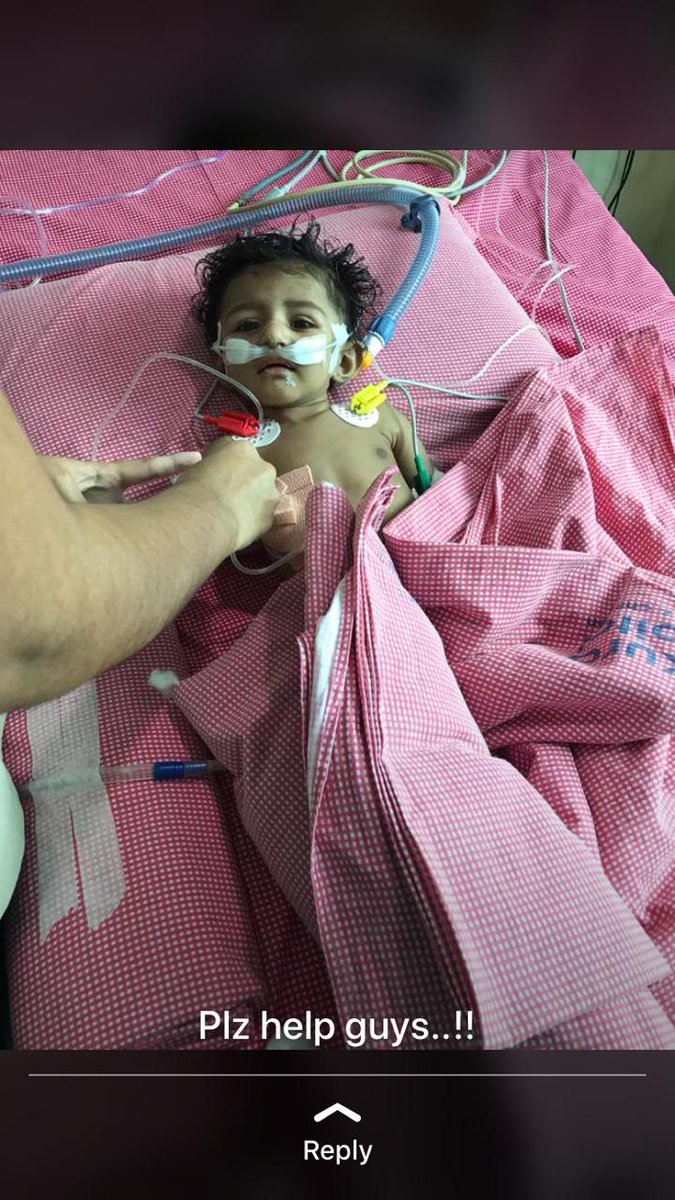 Rudsuvan_NGO's tweet photo. Dear KTR sir I'll bring you an important notice in this crisis time as u seen the baby in the picture her name is Tanushree her age is 4 months and she is suffering from lungs infection and kidney failure and her family background is very poor though they spend 1-2 lakhs.(1/3) https://t.co/XsAONxhJkn