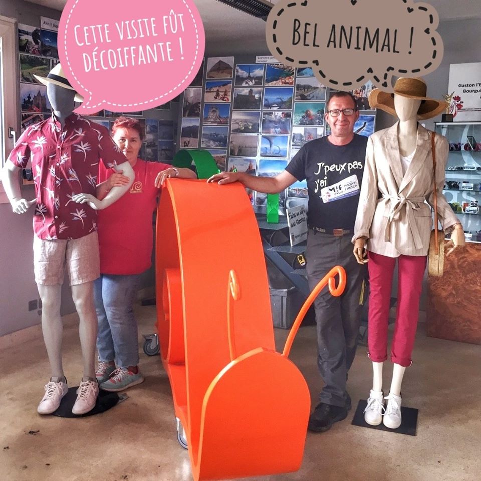 Gaston_Begin's tweet image. Voici Oscar et Clo 2 épicuriens passionnés de découvertes et d'aventures cette année ils ont décidé de partir à la découverte d’une très belle région – la Haute Bourgogne. La voici à la découverte de notre atelier #salives #OscaretClo #Bourgogne #lacotedorjadore